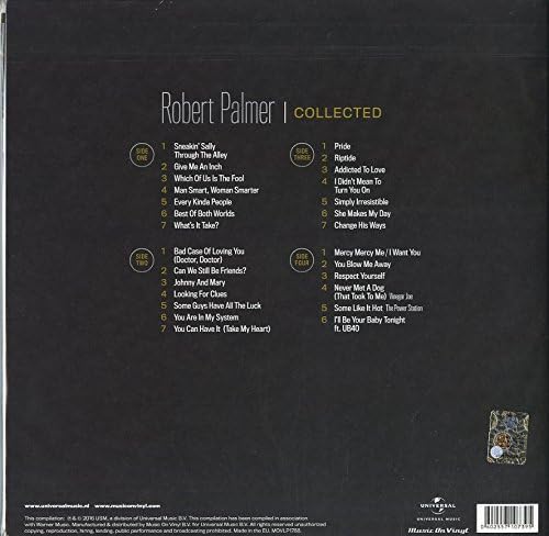Robert Palmer – Collected - 2 x 180 GRAM VINYL LP SET