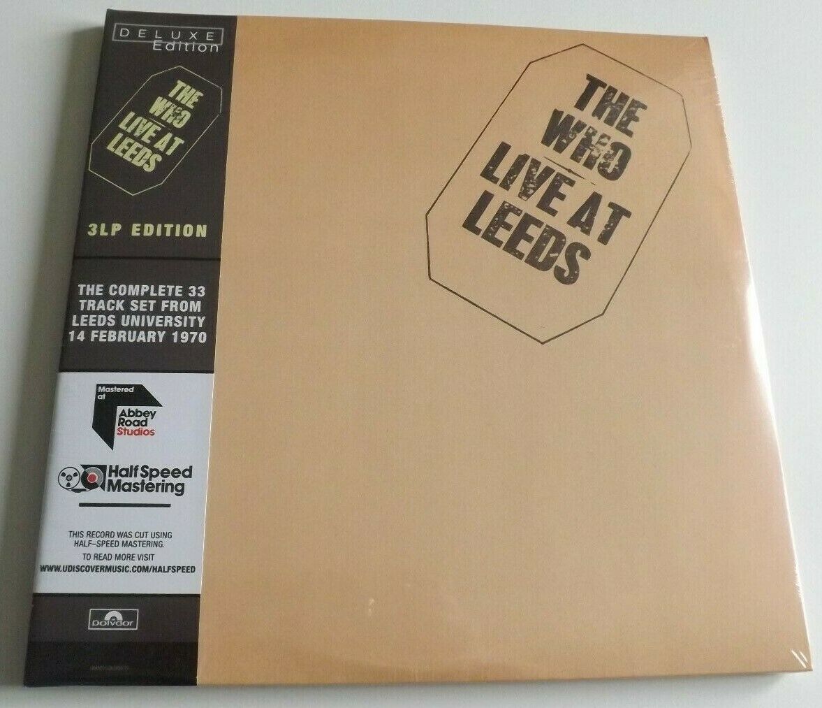 The Who – Live At Leeds - 3 x 180 GRAM VINYL LP SET HALF SPEED MASTER DELUXE  - NEW