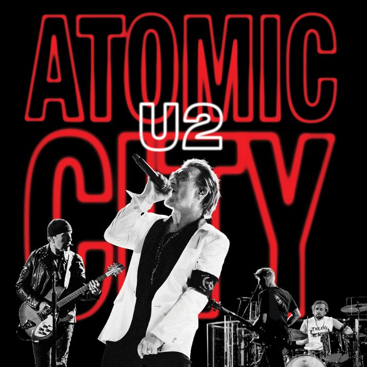 U2 - Atomic City - Live from Sphere - RED COLOURED VINYL 10" & POSTER - NEW
