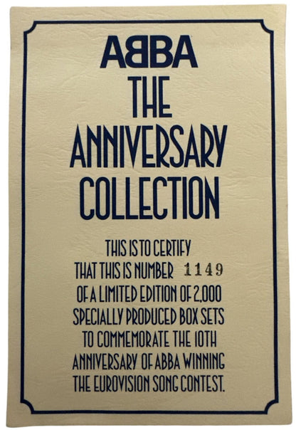 Abba The Anniversary Collection - Blue - Complete - EX UK 7" box set