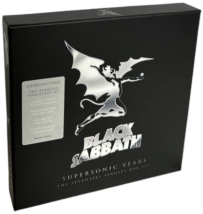 Black Sabbath Supersonic Years: The Seventies Singles Box Set + Mailer UK 7" box set