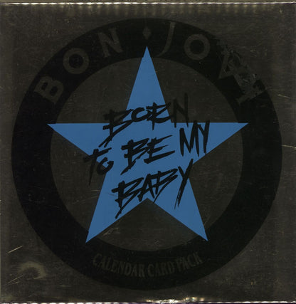 Bon Jovi Born To Be My Baby - Calendar Pack - EX UK 7" box set