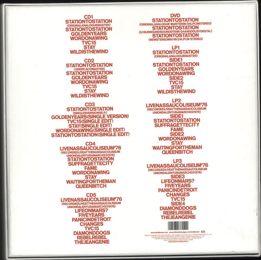 David Bowie Station To Station UK Box set