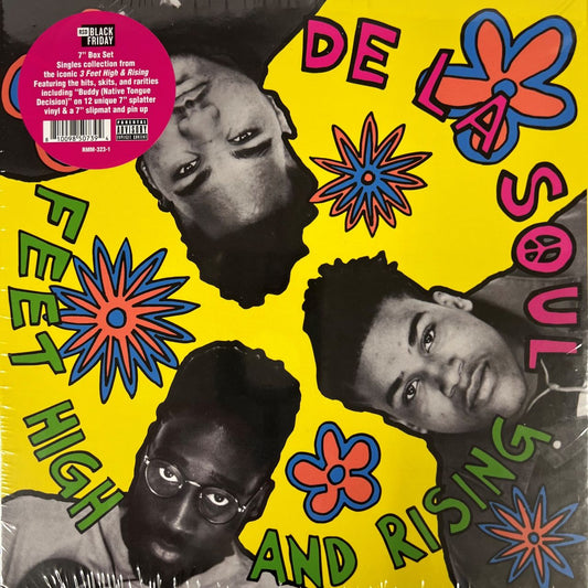 De La Soul 3 Feet High And Rising - Splatter Vinyl 7-inch Box Set - RSD Black Friday 2023 - Sealed UK 7" box set