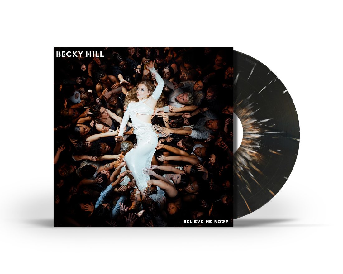 Becky Hill Believe Me Now? Vinyl LP Black & White Splatter Colour 2024