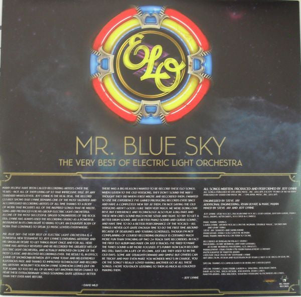 Electric Light Orchestra ‎– Mr. Blue Sky (The Very Best Of Electric Light Orchestra) - VINYL LP