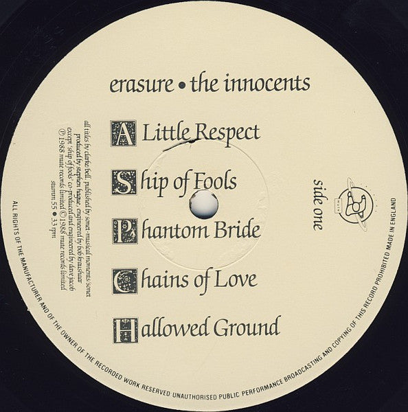 Erasure – The Innocents - VINYL LP