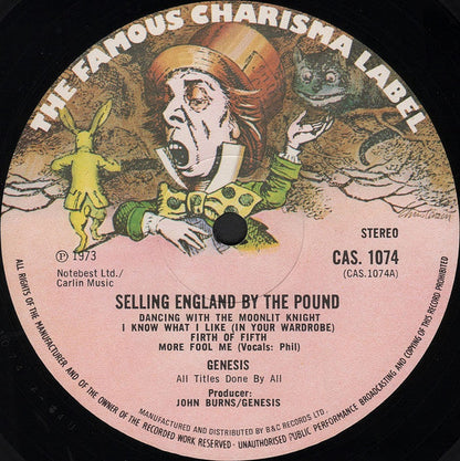 Genesis – Selling England By The Pound - Original VINYL LP with INSERT