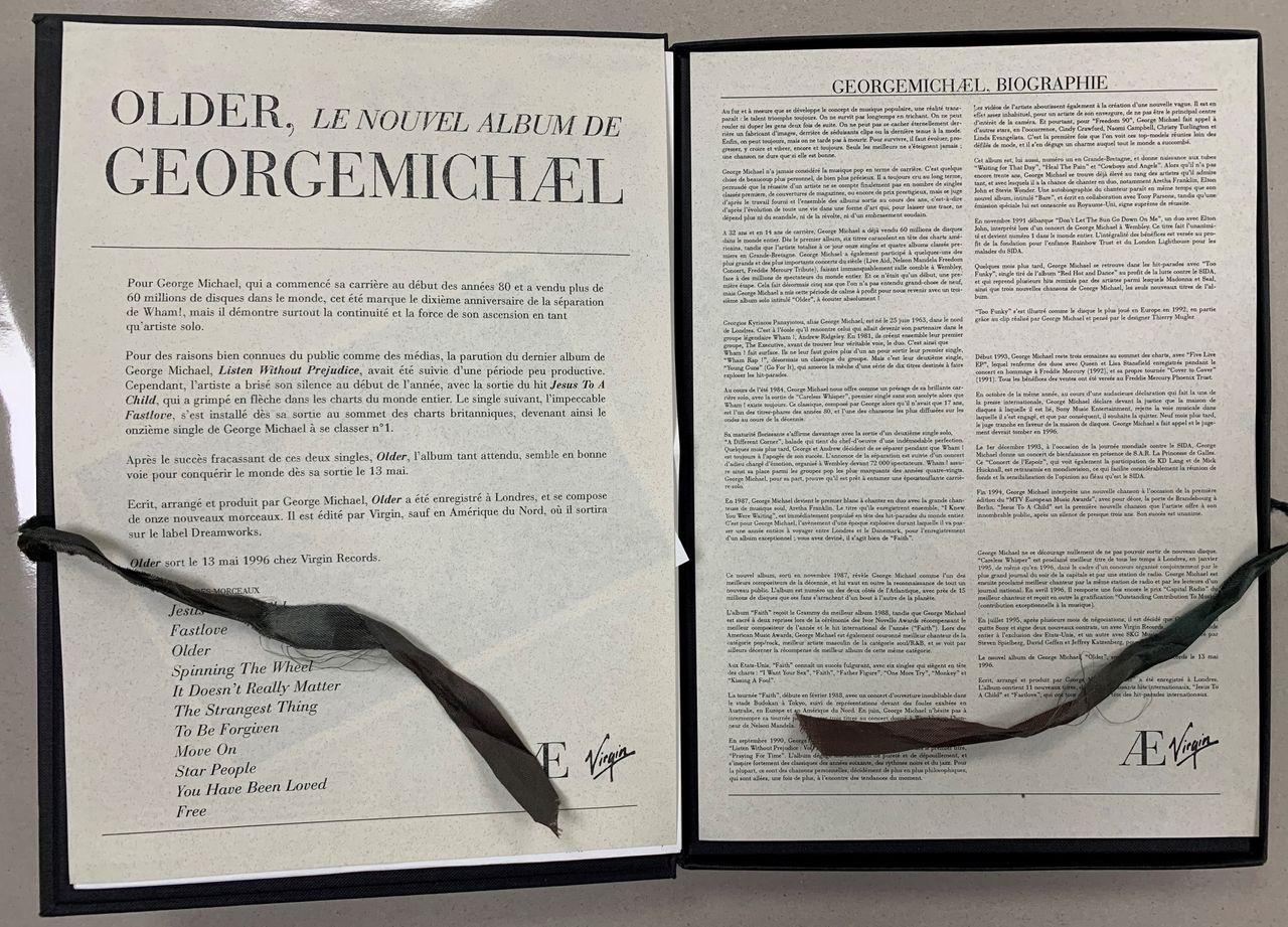 George Michael Older French Promo Box set