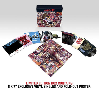 Gorillaz The Singles Collection 2001-2011 - Sealed UK 7" box set