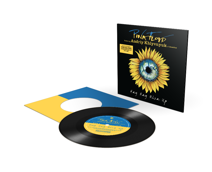 Pink Floyd featuring Andriy Khlyvnyuk of Boombox - Hey Hey Rise Up 7" (Ukrainian Relief)