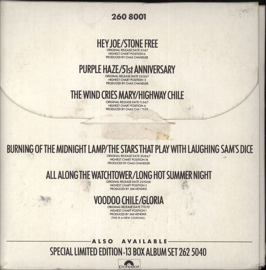 Jimi Hendrix 6 Singles Pack - EX UK 7" box set