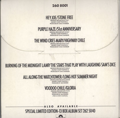 Jimi Hendrix 6 Singles Pack UK 7" box set