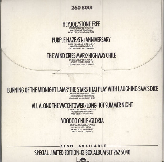 Jimi Hendrix 6 Singles Pack UK 7" box set