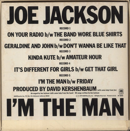 Joe Jackson I'm The Man - The 7-Inch Album + Poster US 7" box set