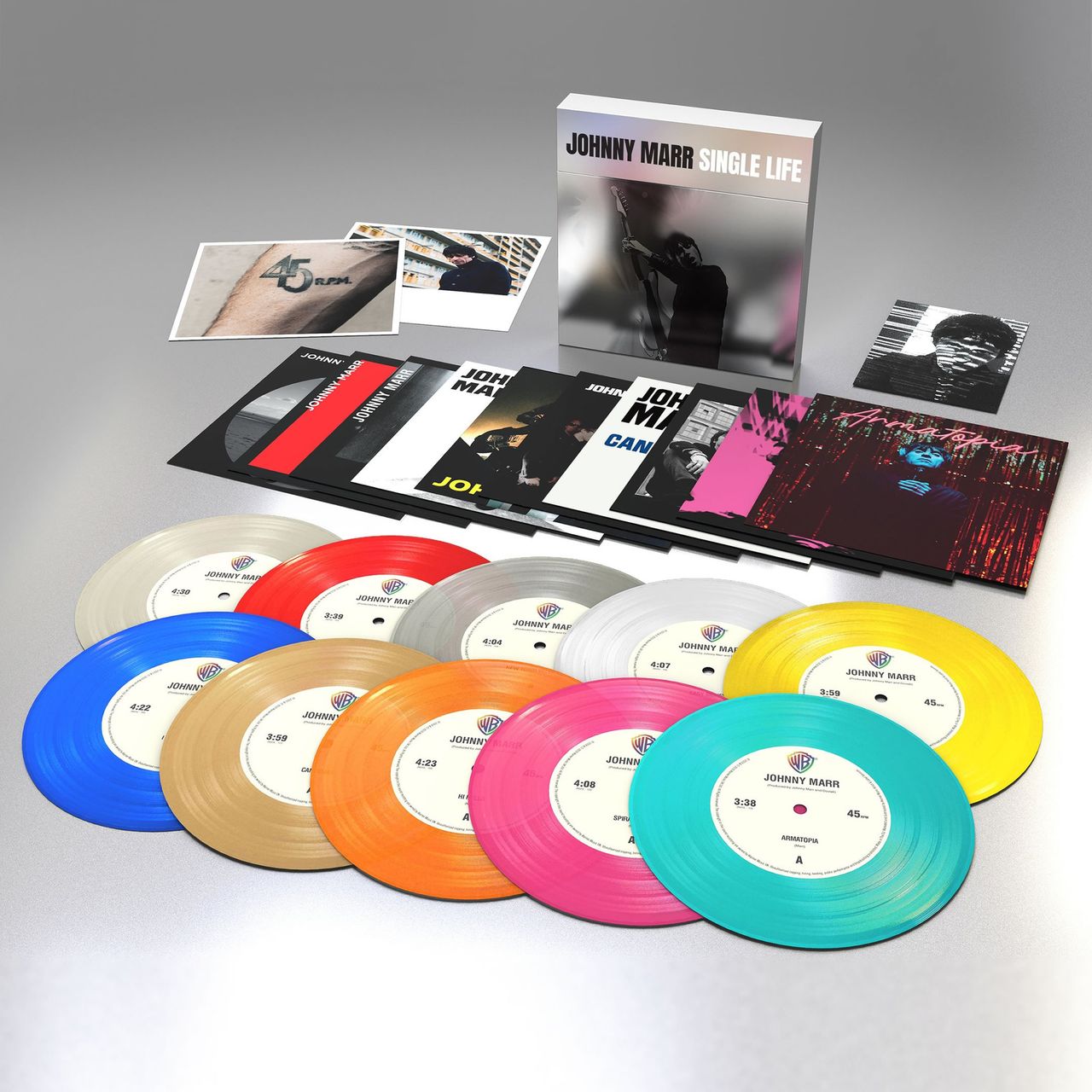 Johnny Marr Single Life - Sealed Box UK 7" box set