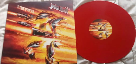 Judas Priest – Firepower - 2 x RED COLOURED VINYL LP SET