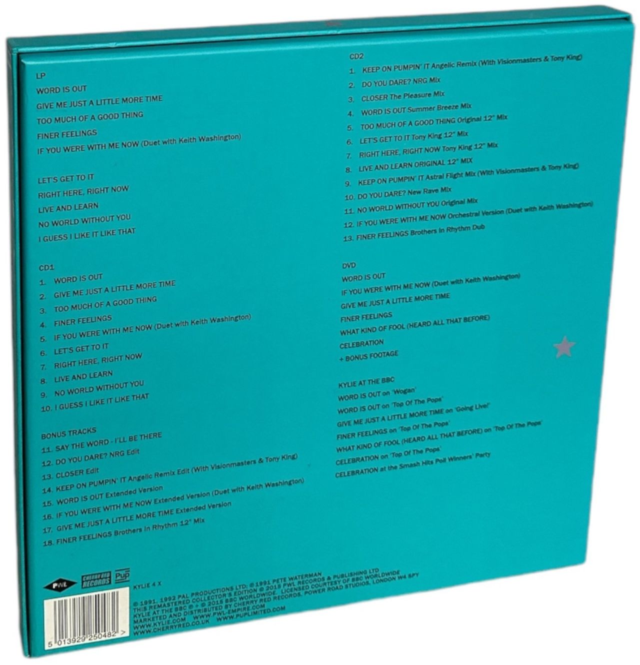 Kylie Minogue Let's Get To It UK Box set