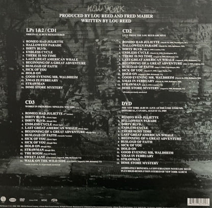 Lou Reed New York - Limited Deluxe Edition (3-CD/1-DVD/2-LP) UK Box set