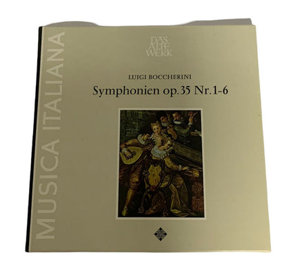 Luigi Boccherini Six Symphonies Op.35 Nr. 1-6 German Box set