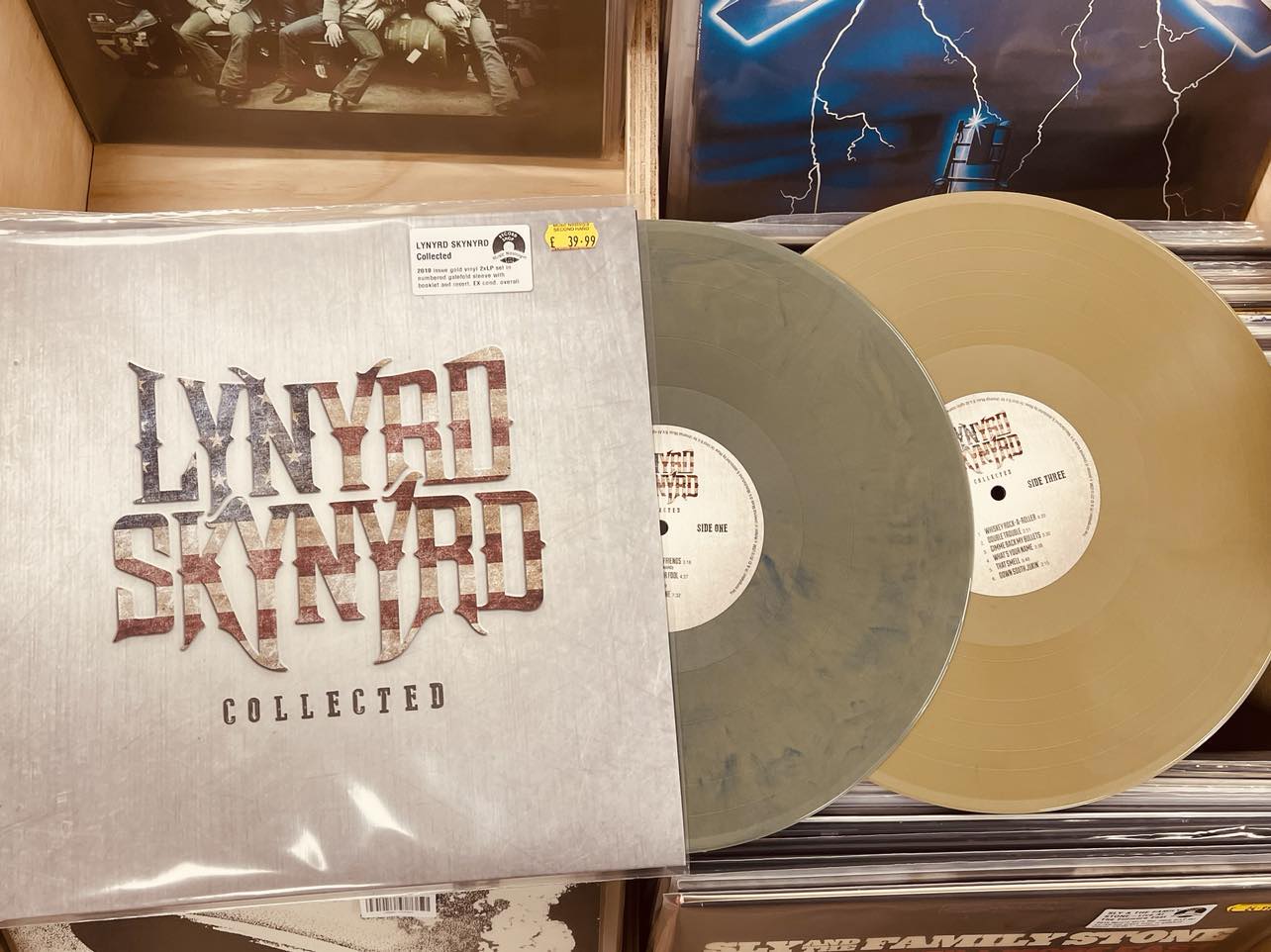 Lynyrd Skynyrd – Collected - 2 x (MARBLED) GOLD COLOURED VINYL LP