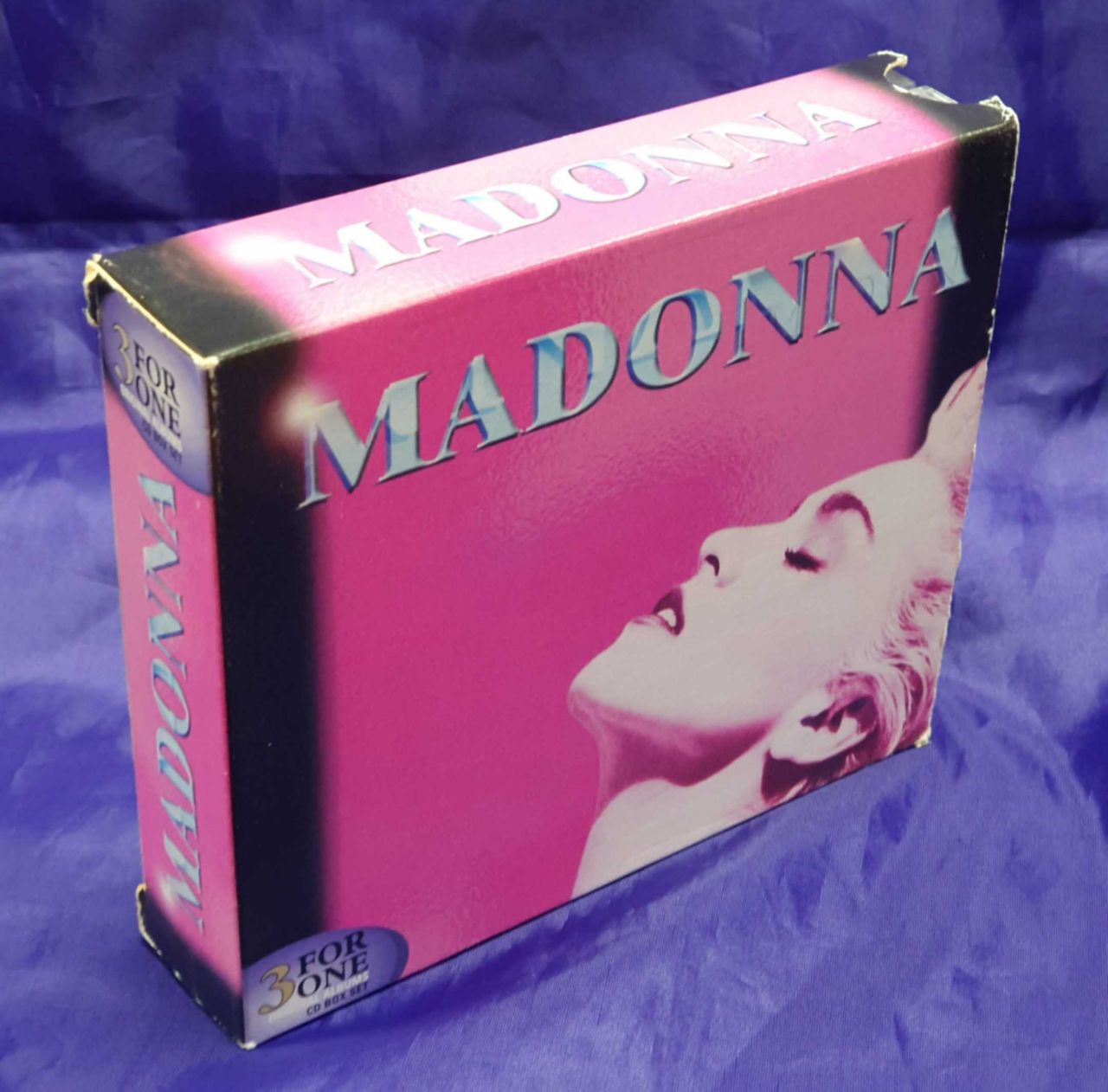 Madonna 3 For One - pink slipcase Australian Box set