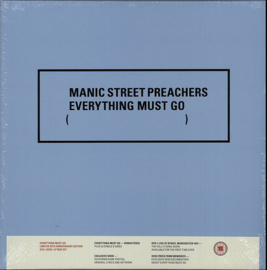 Manic Street Preachers Everything Must Go - 20th Anniversary Edition - Sealed UK Box set