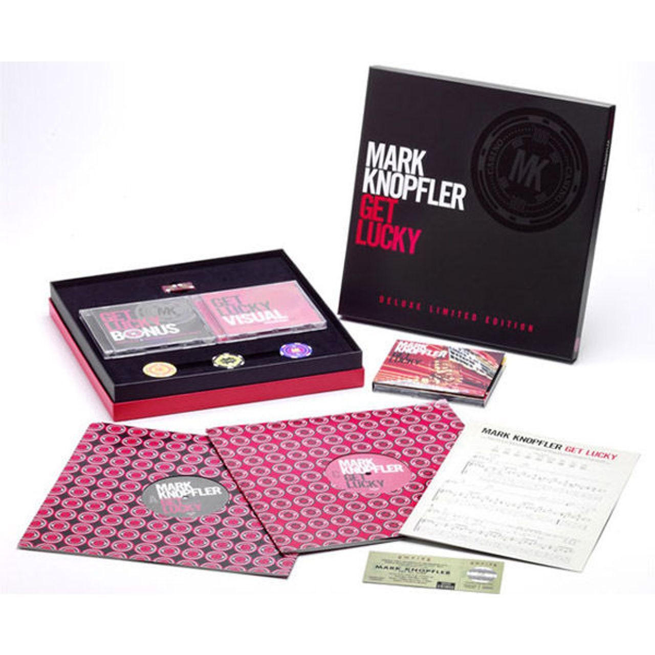 Mark Knopfler Get Lucky UK Box set