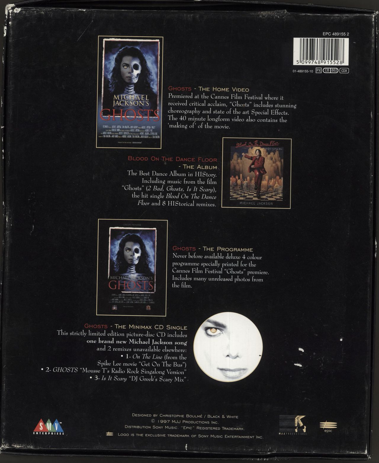 Michael Jackson Ghosts UK Box set