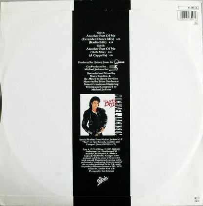 Michael Jackson – Another Part Of Me - VINYL 12" -ORIGINAL ISSUE