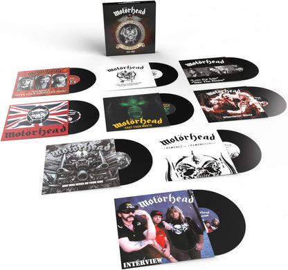 Motorhead We Take No Prisoners | The Singles 1995-2006 - Deluxe Edition 9 x 7-inch Box Set - Sealed UK 7" box set