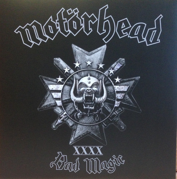 Motorhead – Bad Magic - VINYL LP, CD ALBUM, 2 x PATCHES, POSTER BOX LP SET