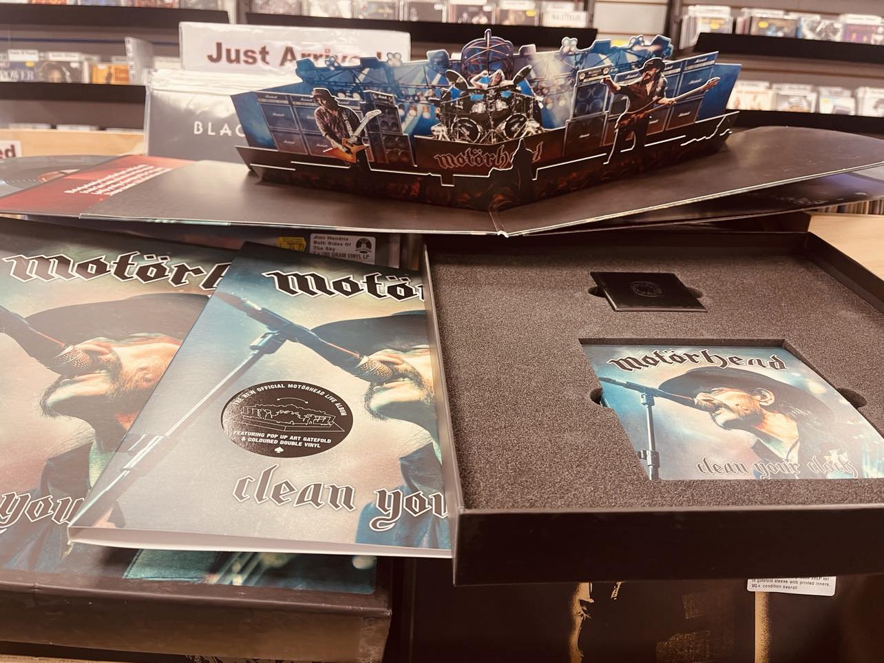 Motorhead – Clean Your Clock - 2 x GREY COLOURED VINYL