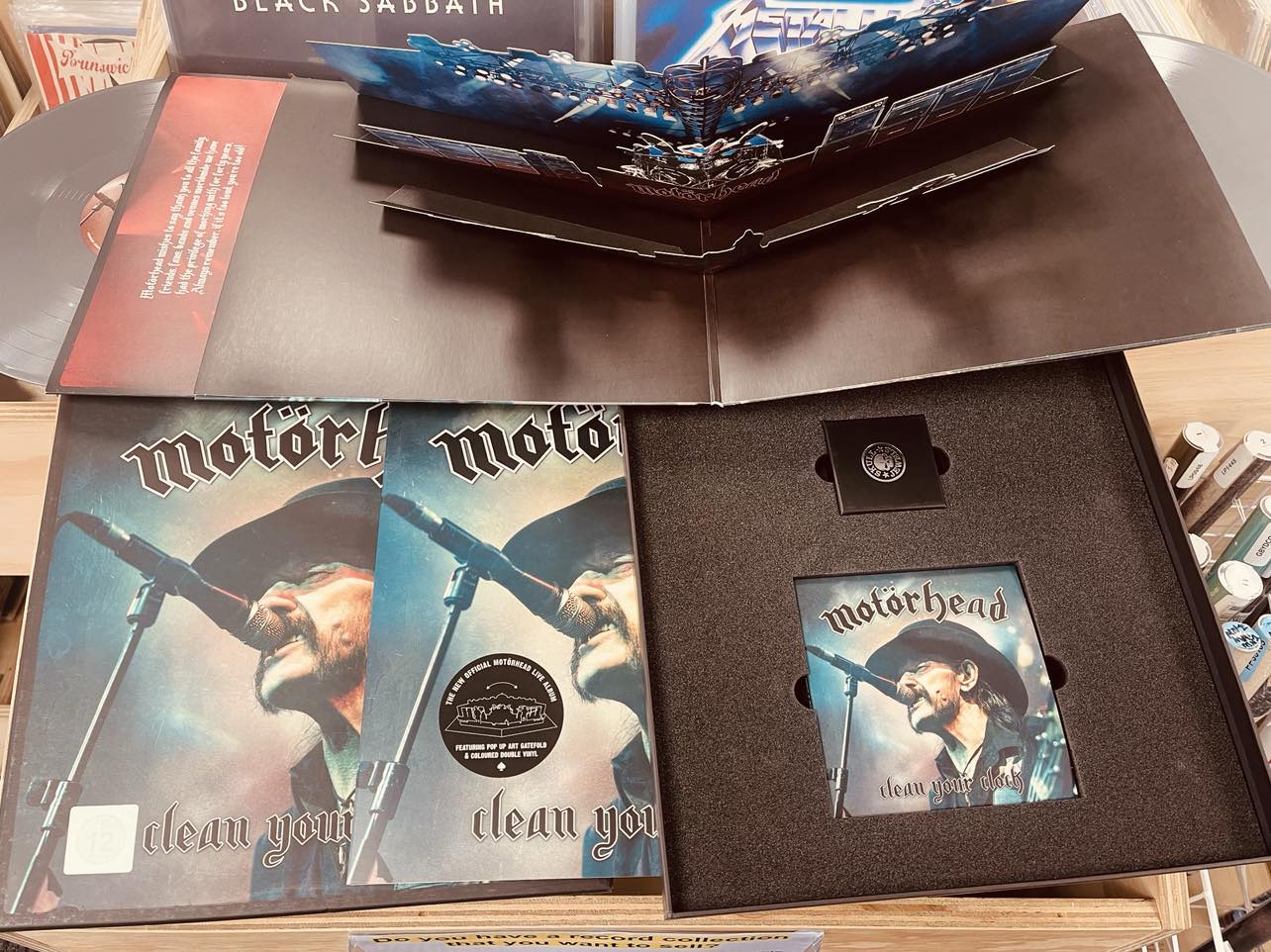 Motorhead – Clean Your Clock - 2 x GREY COLOURED VINYL