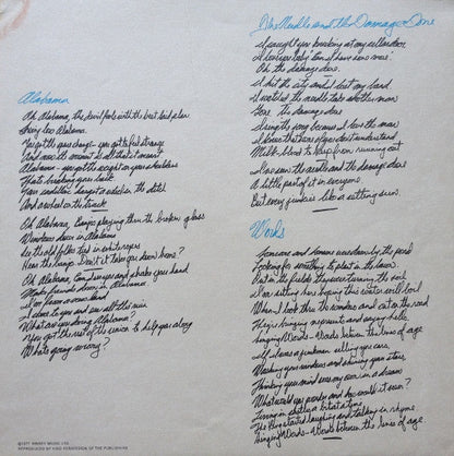 Neil Young – Harvest - ORIGINAL 1972 VINYL LP