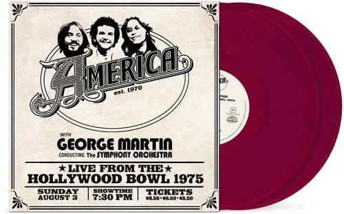 America - Live At The Hollywood Bowl 1975 2LP NEW