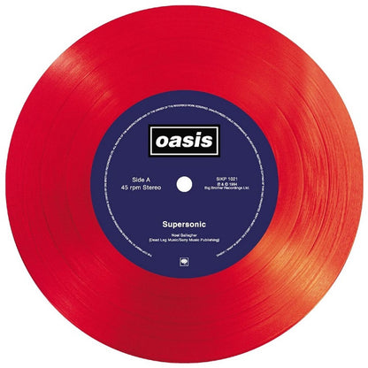 Oasis Complete 7inch Singles Collection Box | Vol. 1 - Red Vinyl + Noel Acrylic Stand Japanese 7" box set