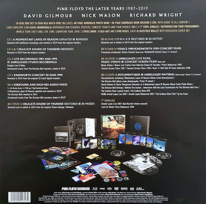 Pink Floyd The Later Years - Super Deluxe Box Set UK Box set