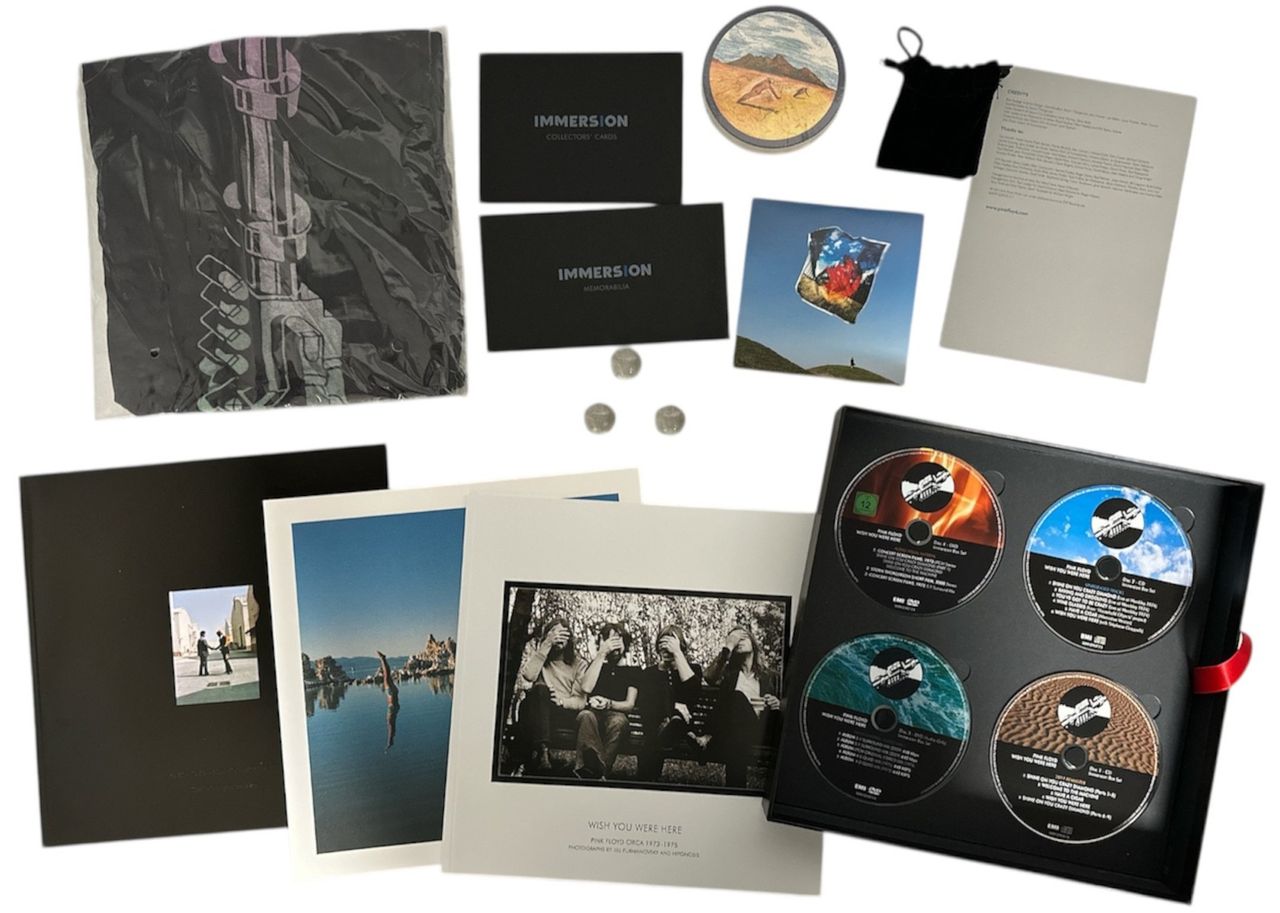 Pink Floyd Wish You Were Here - Immersion Box - French Hype-Sticker European Box set