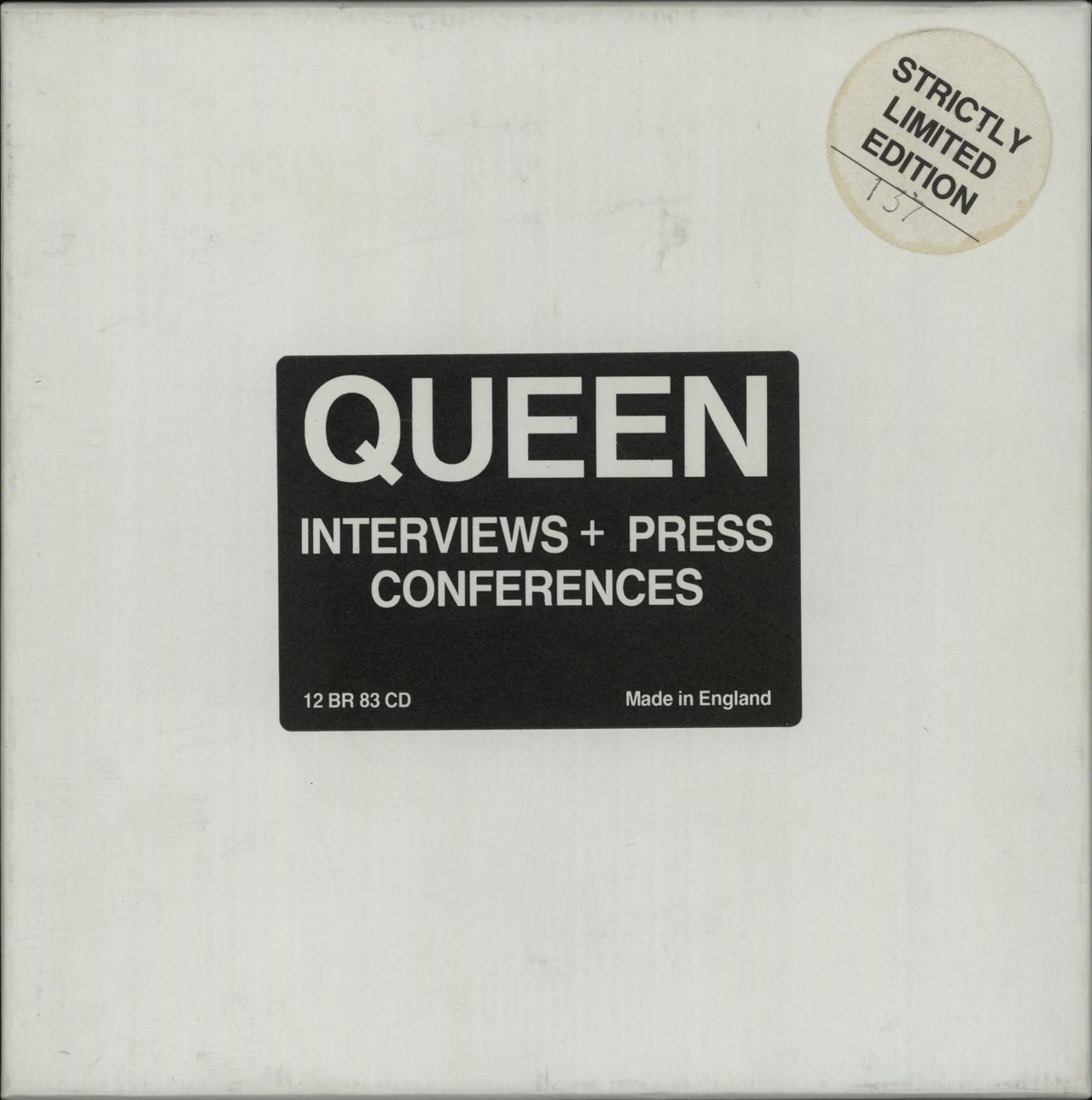 Queen Interviews & Press Conferences UK Box set