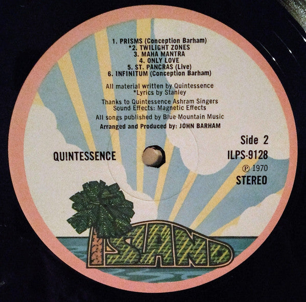 Quintessence – Quintessence - ORIGINAL VINYL LP