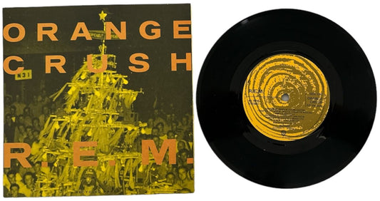 REM Orange Crush - Box + Poster UK 7" box set