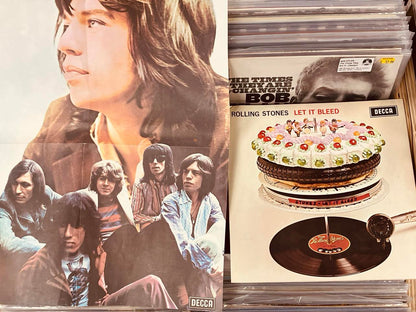 The Rolling Stones ‎– Let It Bleed - Original Unboxed Stereo VINYL LP with POSTER
