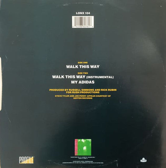 RUN DMC – Walk This Way - VINYL 12" -ORIGINAL ISSUE