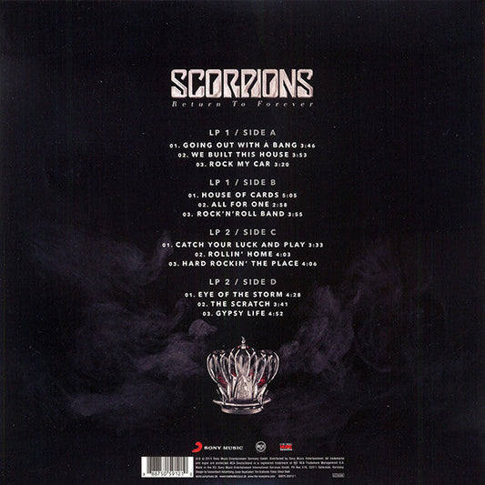 Scorpions – Return To Forever - 2 x VINYL LP SET