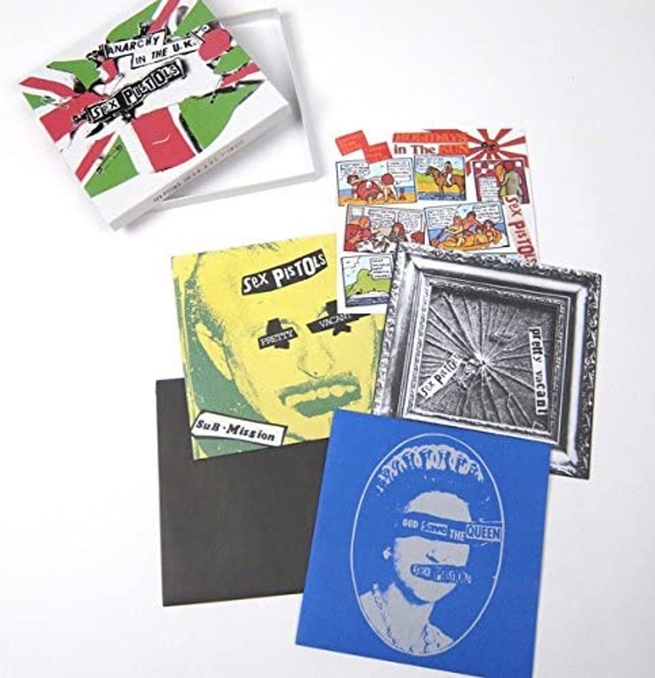 Sex Pistols Anarchy In The UK - The UK & US 7" Singles - Sealed US 7" box set