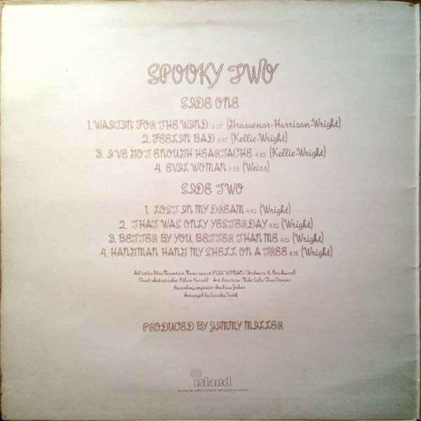 Spooky Tooth – Spooky Two - VINYL LP Brown Cover Pink 'i' Lable