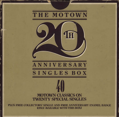 Tamla Motown The Motown 20th Anniversary Singles Box UK 7" box set