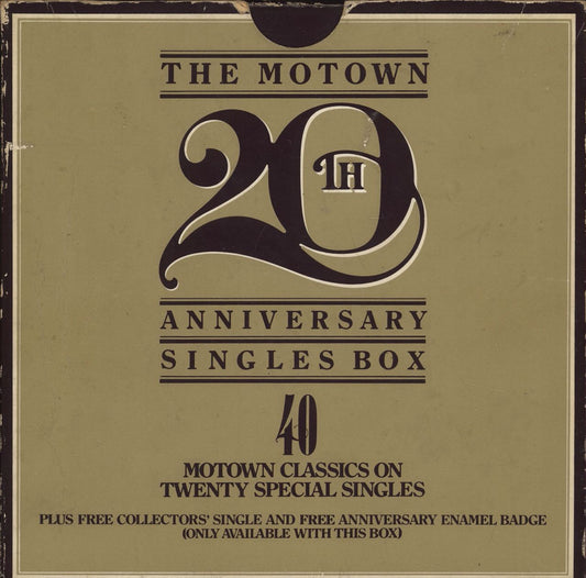 Tamla Motown The Motown 20th Anniversary Singles Box UK 7" box set