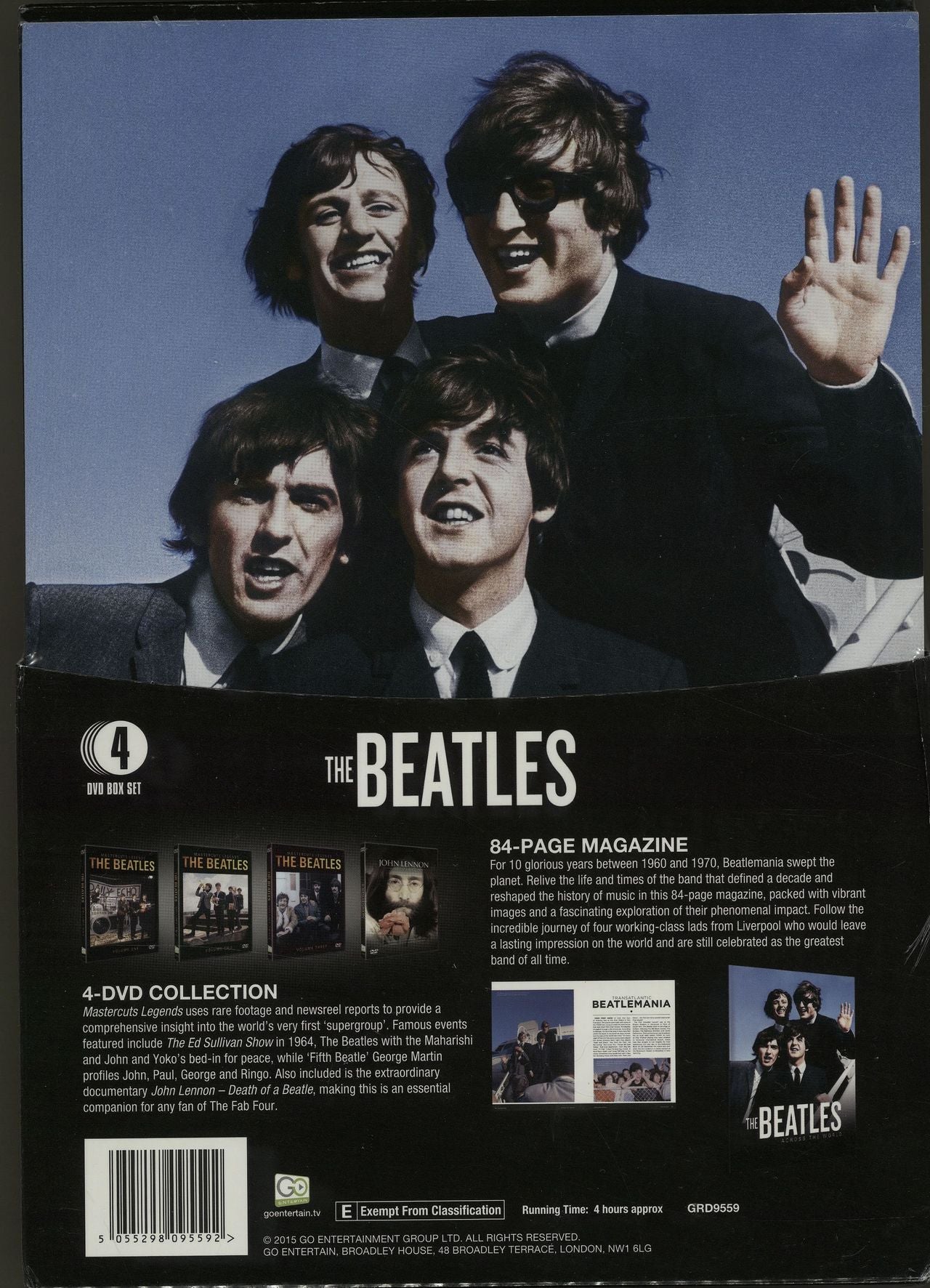 The Beatles The Beatles - 4 DVD & Magazine Collection UK Box set